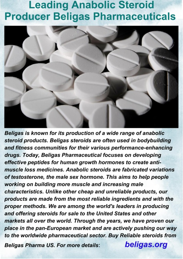 Leading Anabolic Steroid Producer Beligas Pharmaceuticals